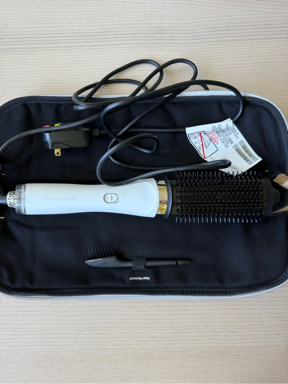GHD Duet Blowdry 2-in-1 Hair Styler and Hot Air Brush - White